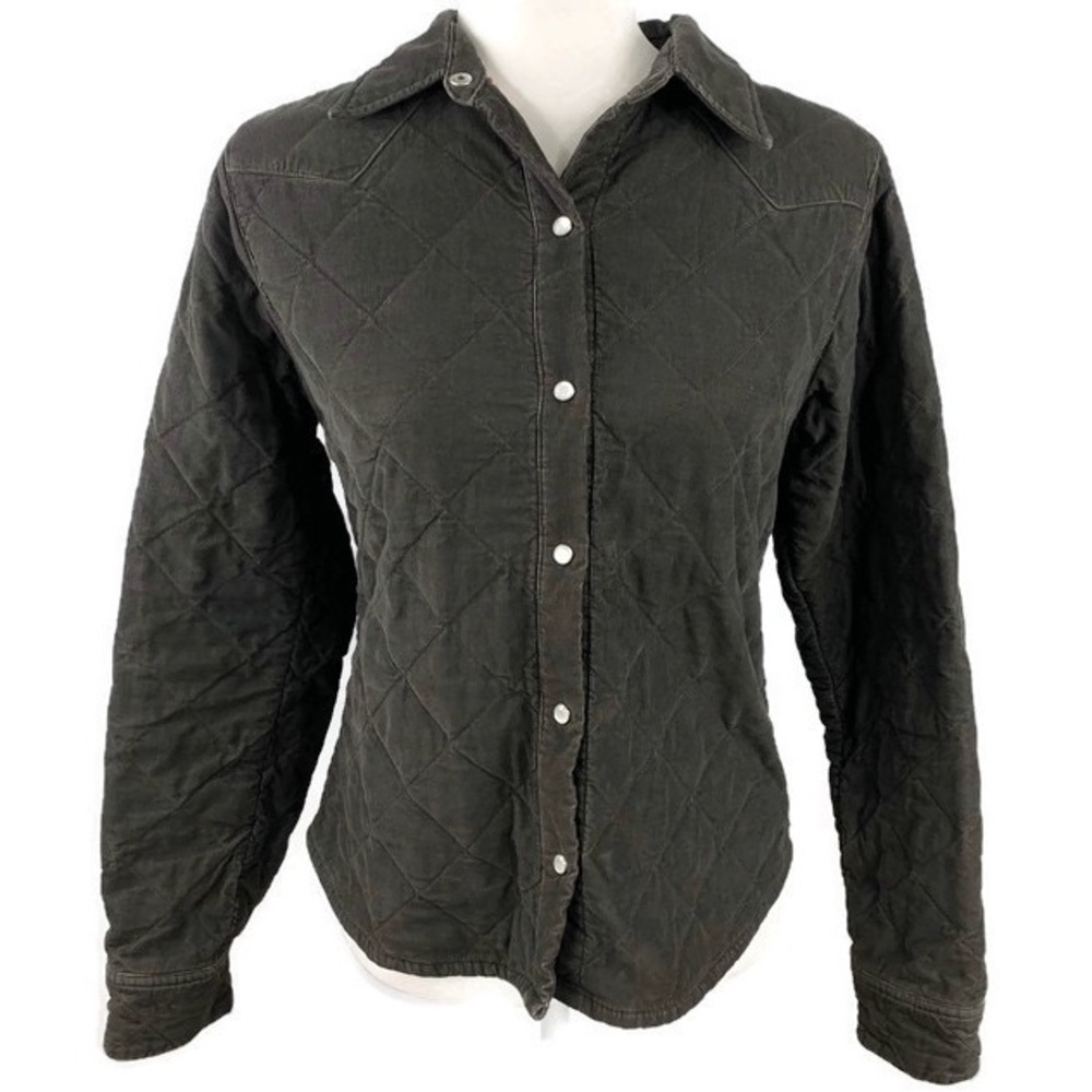 Horny Toad 🐸 Quilted Pearl Snap Jacket Medium